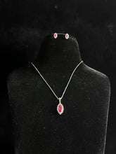 Diamond Pendant Set - P-0498 - ER-0498