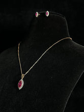 Diamond Pendant Set - P-0498 - ER-0498