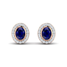 Diamond Earring- ER45-Blue