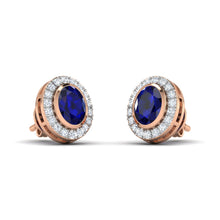 Diamond Earring- ER45-Blue