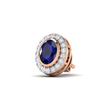 Diamond Earring- ER45-Blue