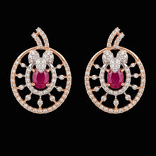 Diamond Pendant Set - DP0026-PS40418- ER0106