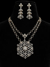 Diamond Pendant Set - DN0037 - ER0123