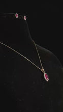 Diamond Pendant Set - P-0498 - ER-0498