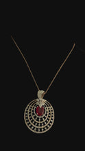 Diamond Pendant Set - DP0026-PS40418- ER0106