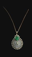 Diamond Pendant Set - DP0032- ER0114